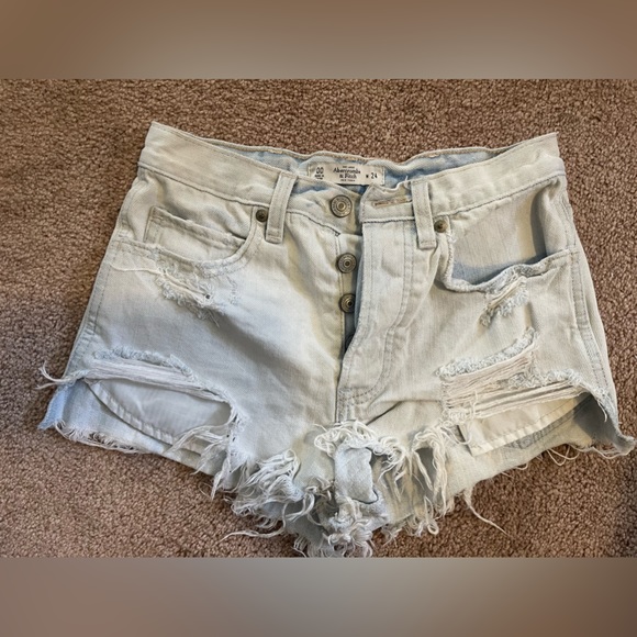 Abercrombie & Fitch vintage distressed shorts - Picture 1 of 2